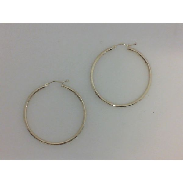 Gold Hoop Earrings Image 2 Mark Jewellers La Crosse, WI