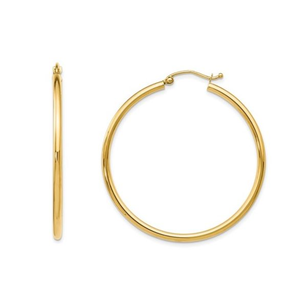 Gold Hoop Earrings Mark Jewellers La Crosse, WI