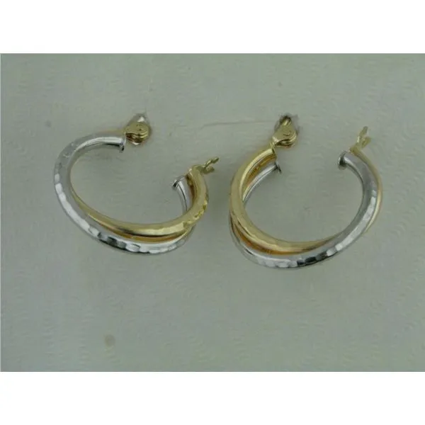 Gold Hoop Earrings Image 2 Mark Jewellers La Crosse, WI