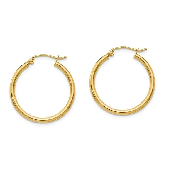 Gold Hoop Earrings Mark Jewellers La Crosse, WI