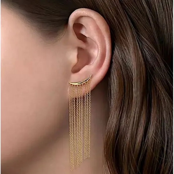 Gold Earrings Image 2 Mark Jewellers La Crosse, WI