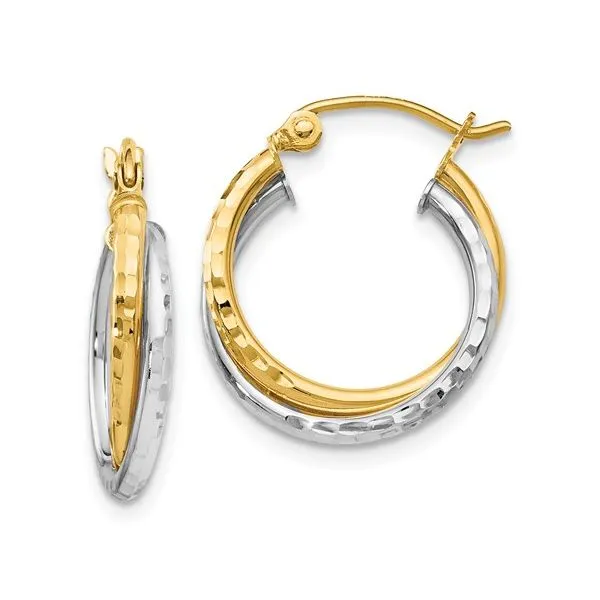Gold Hoop Earrings Mark Jewellers La Crosse, WI