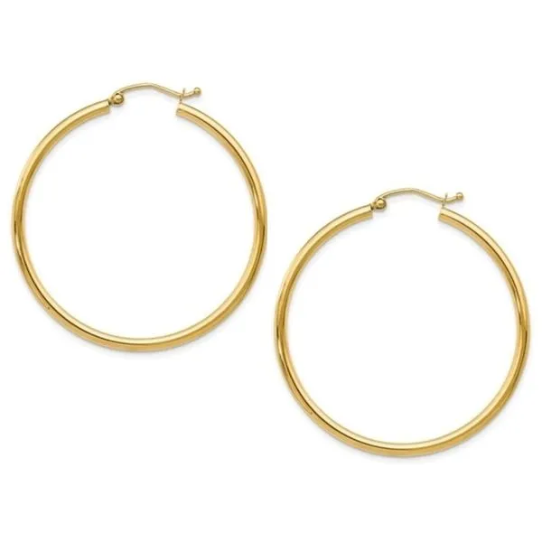 Gold Hoop Earrings Mark Jewellers La Crosse, WI