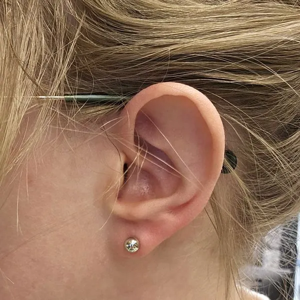 White Gold 6mm Ball Stud Earrings Image 2 Mark Jewellers La Crosse, WI
