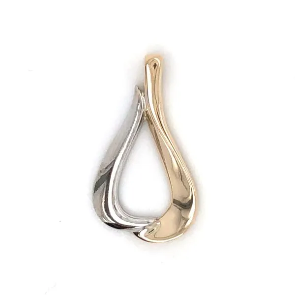 Two Tone Gold Teardrop Pendant Mark Jewellers La Crosse, WI