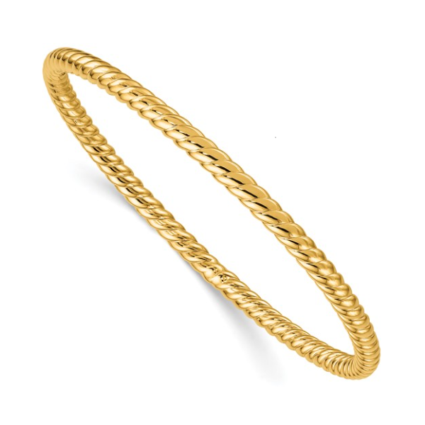 Yellow Gold Bangle Bracelet Mark Jewellers La Crosse, WI