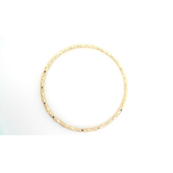 Yellow Gold Bangle Bracelet Image 2 Mark Jewellers La Crosse, WI