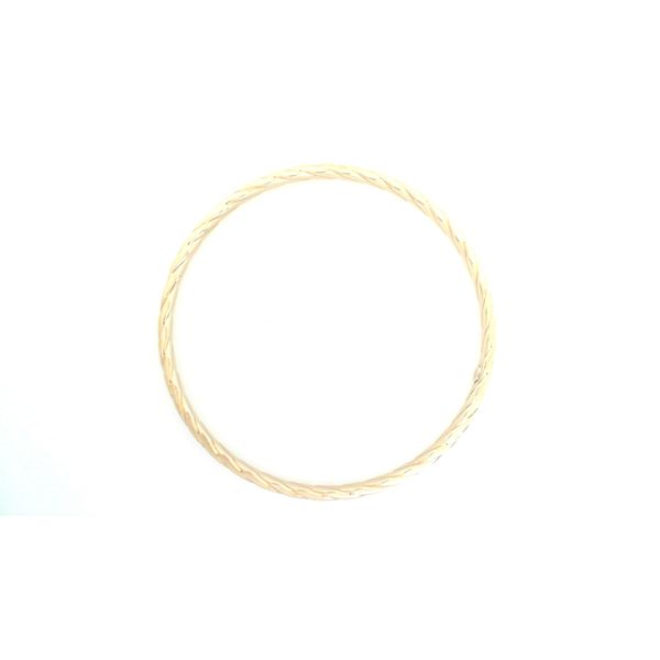 Yellow Gold Bangle Bracelet Image 2 Mark Jewellers La Crosse, WI