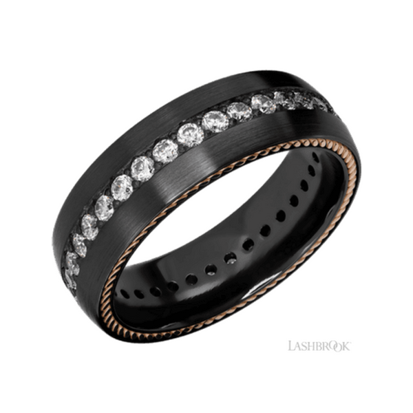 Black Zirconium Band Mark Jewellers La Crosse, WI