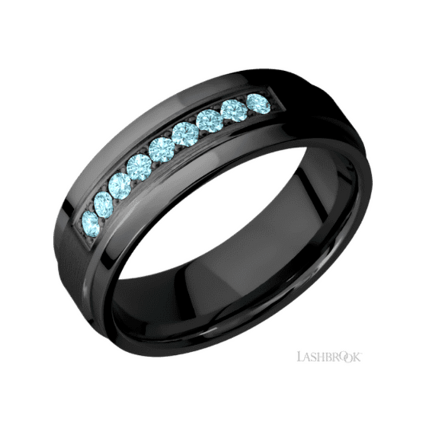 Black Zirconium Band Mark Jewellers La Crosse, WI