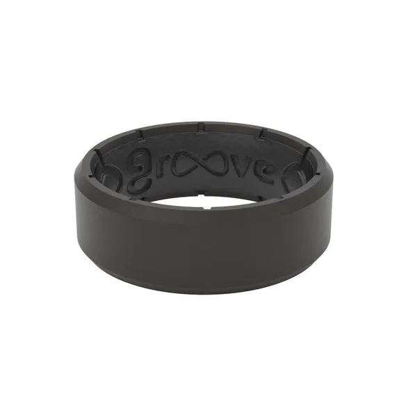 Groove Silicone Edge Black Band Mark Jewellers La Crosse, WI