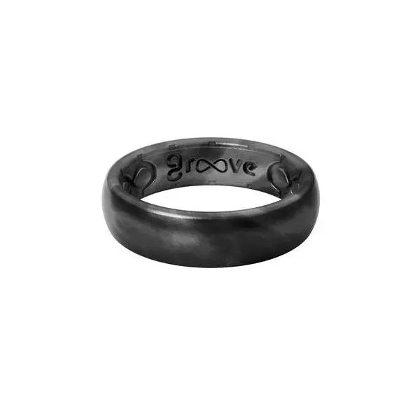 Groove Silicone Black Pearl Metallic Band Mark Jewellers La Crosse, WI