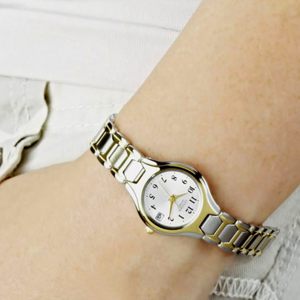 Ladies' Quartz Two Tone Watch Image 2 Mark Jewellers La Crosse, WI