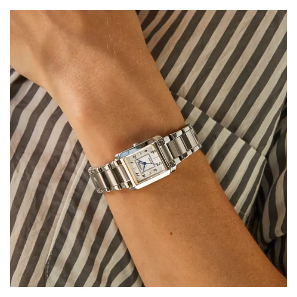 Ladies' Eco-Drive Silvertone Mother-Of-Pearl Dial Watch Image 3 Mark Jewellers La Crosse, WI