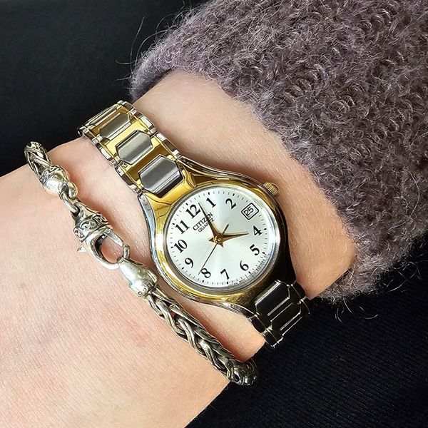 Ladies' Quartz Two Tone Watch Image 2 Mark Jewellers La Crosse, WI