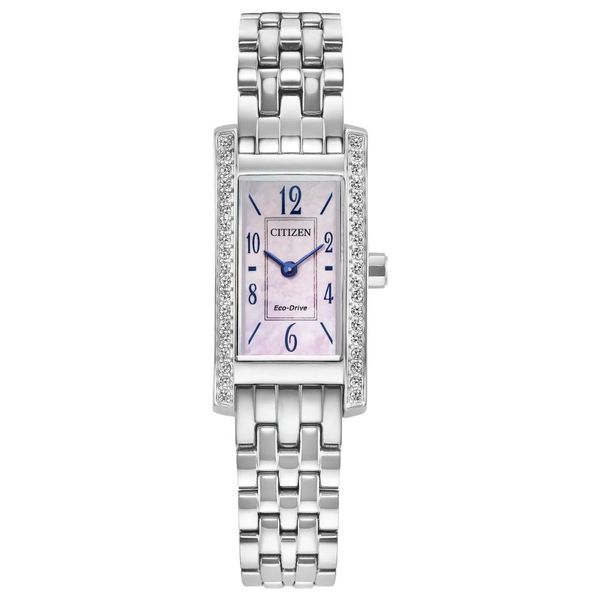 Ladies' Eco-Drive Silvertone Watch Mark Jewellers La Crosse, WI