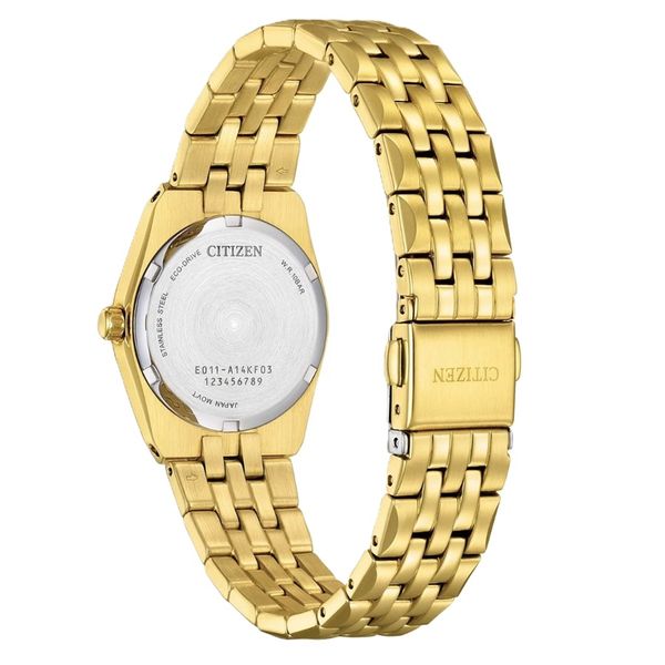 Ladies' Eco-Drive Goldtone Watch Image 2 Mark Jewellers La Crosse, WI