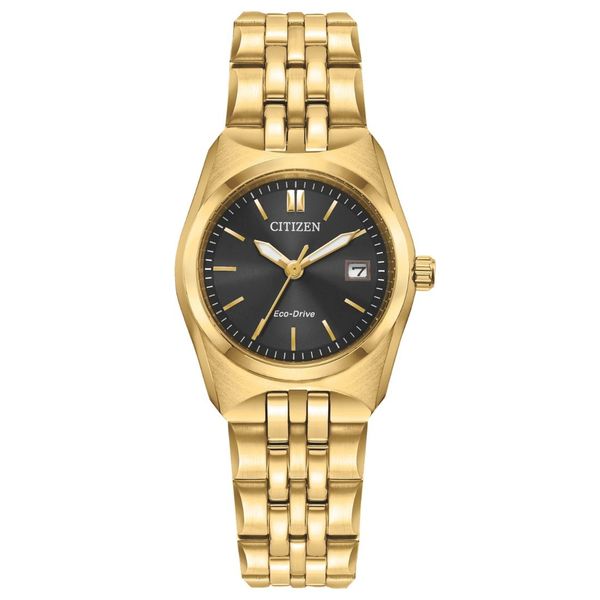 Ladies' Eco-Drive Goldtone Watch Mark Jewellers La Crosse, WI