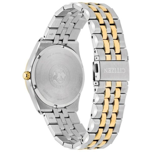 Gents' Eco-Drive Two Tone Diamond Accent Watch Image 2 Mark Jewellers La Crosse, WI