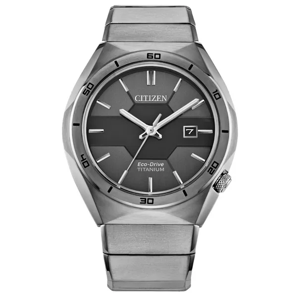 Gents' Eco-Drive Titanium Watch Mark Jewellers La Crosse, WI
