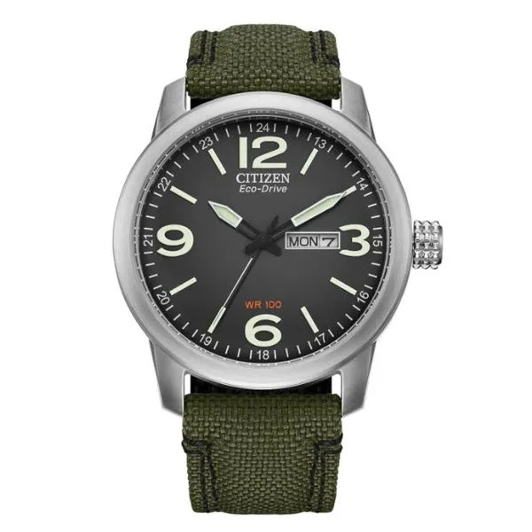 Gents' Eco-Drive Military Commemorative Watch Mark Jewellers La Crosse, WI