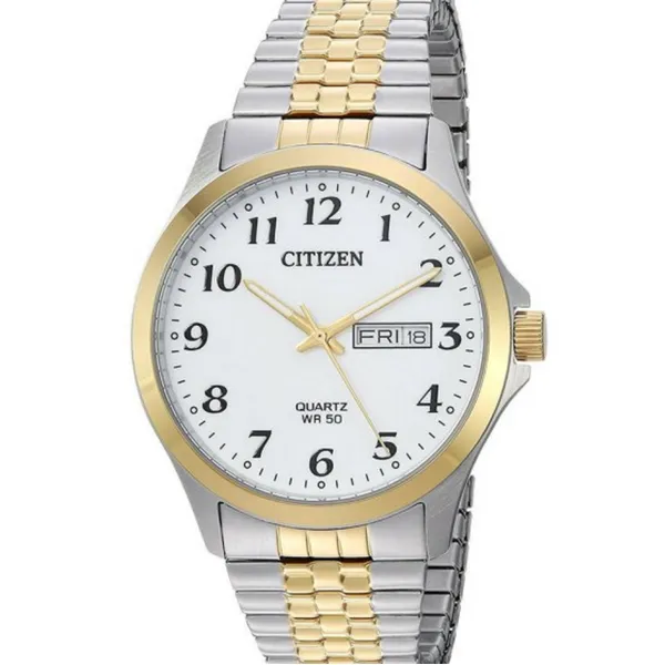 Gents' Quartz Two Tone Watch Mark Jewellers La Crosse, WI