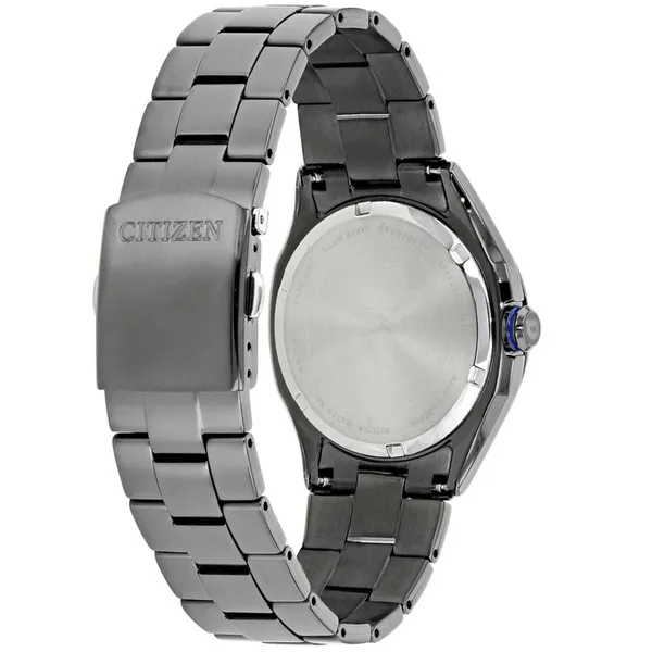 Gents' Eco-Drive Black Tone Watch Image 2 Mark Jewellers La Crosse, WI