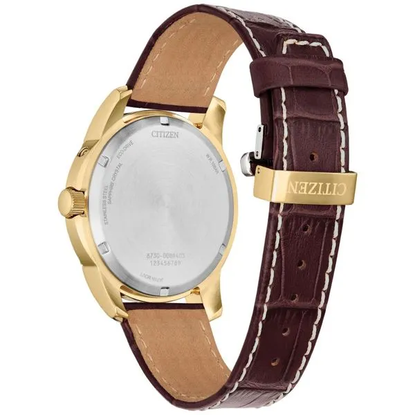 Gents' Eco-Drive Goldtone Watch Image 2 Mark Jewellers La Crosse, WI