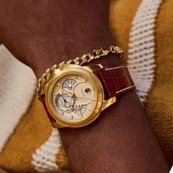 Gents' Eco-Drive Goldtone Watch Image 3 Mark Jewellers La Crosse, WI