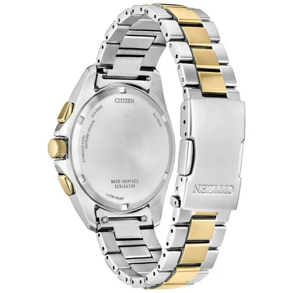 Gents' Eco-Drive Two Tone Watch Image 2 Mark Jewellers La Crosse, WI