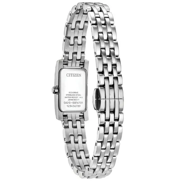 Ladies' Eco-Drive Silvertone Watch Image 2 Mark Jewellers La Crosse, WI