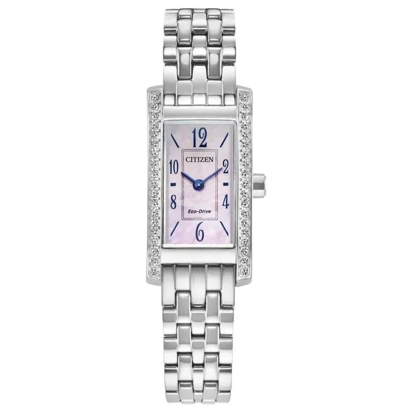 Ladies' Eco-Drive Silvertone Watch Mark Jewellers La Crosse, WI