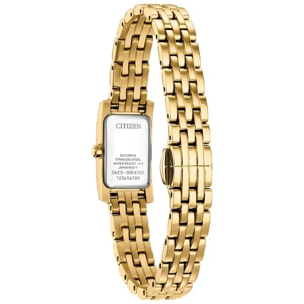 Ladies' Eco-Drive Goldtone Watch Image 2 Mark Jewellers La Crosse, WI