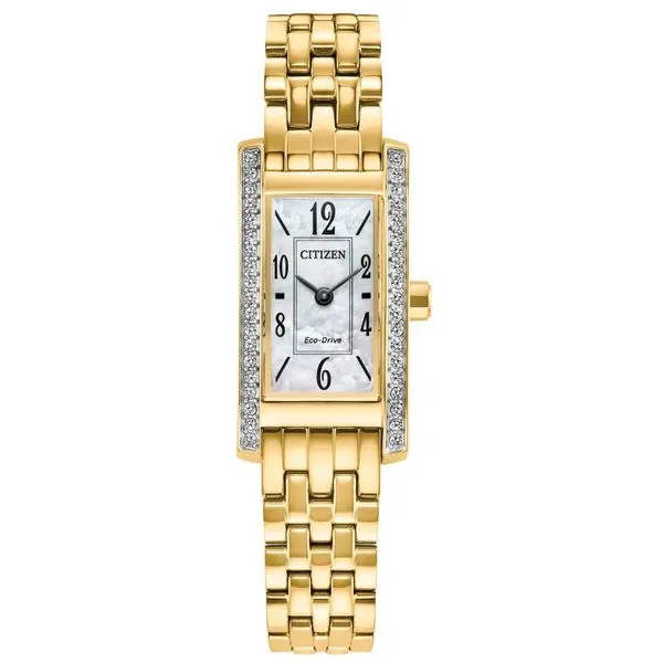 Ladies' Eco-Drive Goldtone Watch Mark Jewellers La Crosse, WI