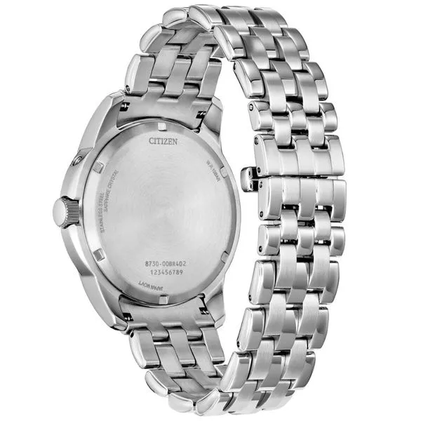 Gents' Eco-Drive Silvertone Watch Image 2 Mark Jewellers La Crosse, WI