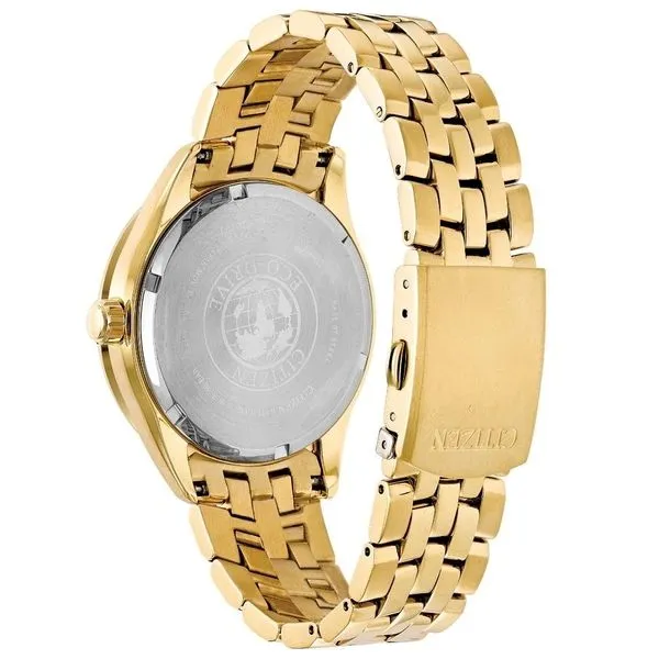 Gents' Eco-Drive Goldtone Watch Image 2 Mark Jewellers La Crosse, WI