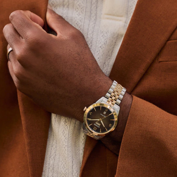 Gents' Eco-Drive Two Tone Watch Image 2 Mark Jewellers La Crosse, WI