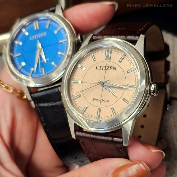 Gents' Eco-Drive Silvertone Watch Image 2 Mark Jewellers La Crosse, WI