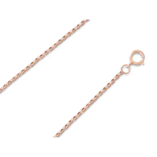 Rose Gold-Plated Sterling 20
