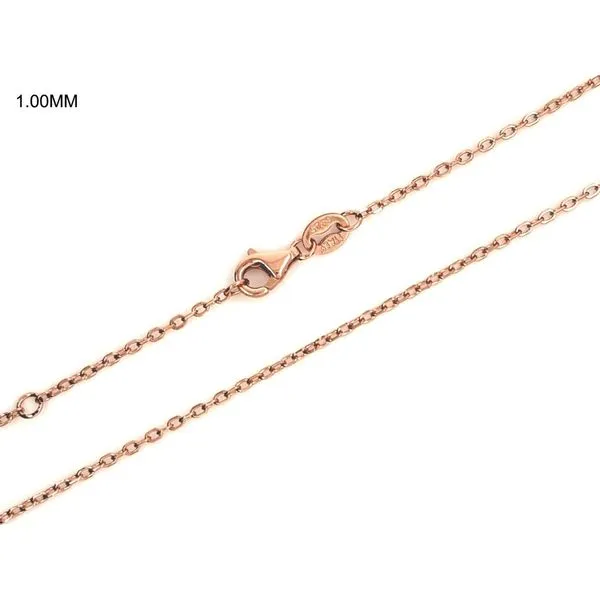 Rose Gold-Plated Sterling 20