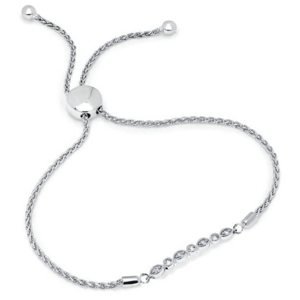 Silver Diamond Bracelet Mark Jewellers La Crosse, WI