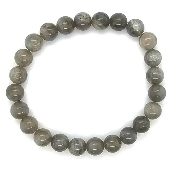 Grey Labradorite Bead Bracelet Mark Jewellers La Crosse, WI