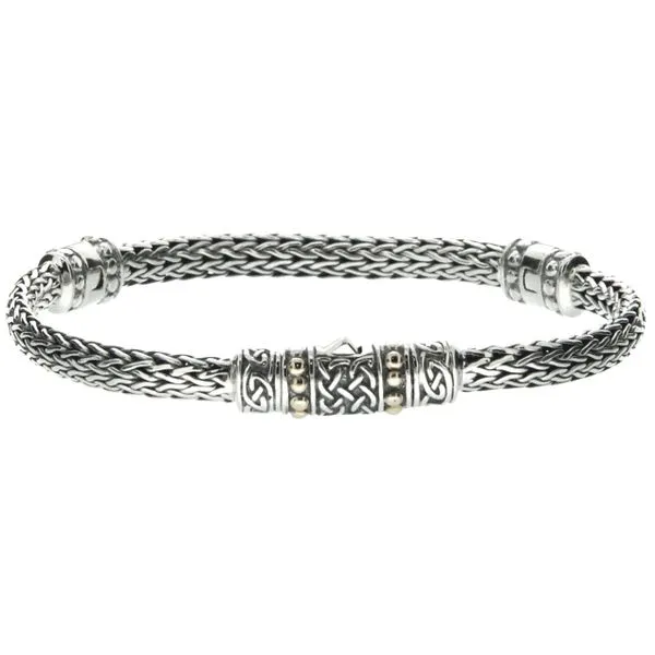 Sterling Dragon Weave Bracelet Image 2 Mark Jewellers La Crosse, WI