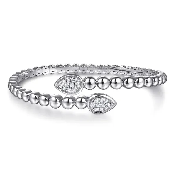 Sterling White Sapphire Bangle Bracelet Mark Jewellers La Crosse, WI