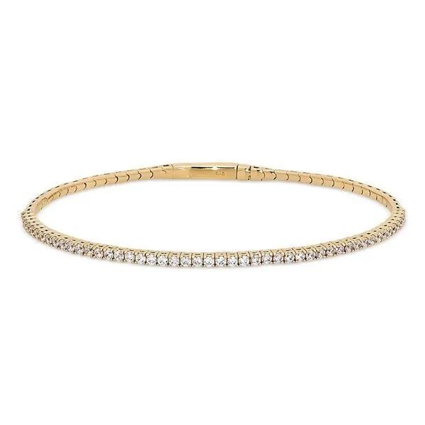 Sterling Gold-Plated Simulated Diamond Bracelet Mark Jewellers La Crosse, WI