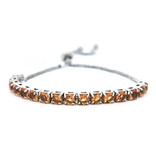 Sterling November Birthstone Crystal Bolo Bracelet Mark Jewellers La Crosse, WI