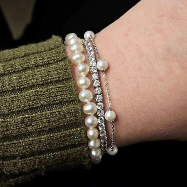 Sterling CZ Bolo Bracelet Image 2 Mark Jewellers La Crosse, WI