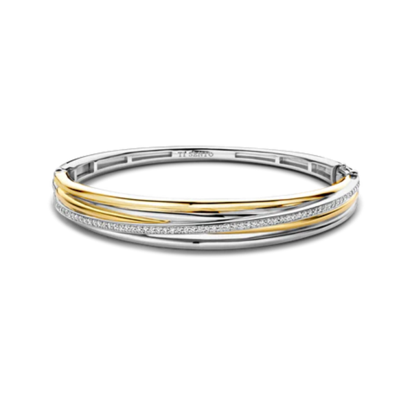 Gold-Plated Sterling Bangle Bracelet Mark Jewellers La Crosse, WI