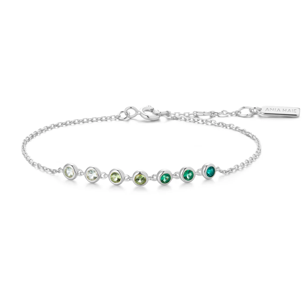 Sterling Green CZ Bracelet Mark Jewellers La Crosse, WI