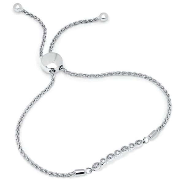 Sterling Diamond Bolo Bracelet Mark Jewellers La Crosse, WI